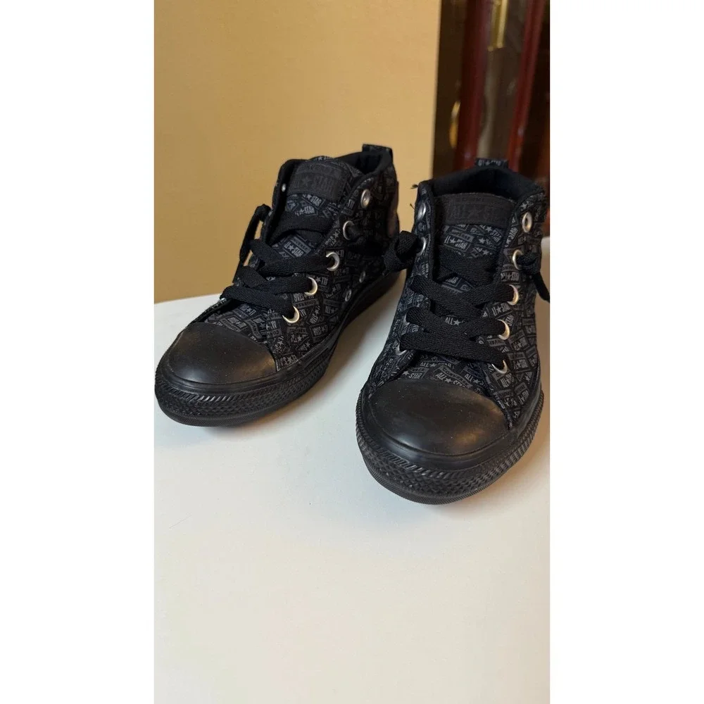 Converse Boy's All‎ Star CT Street Mid Black/Mason Sneakers size 3Y
